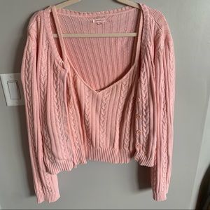 American Eagle Sweater Cardigan Set